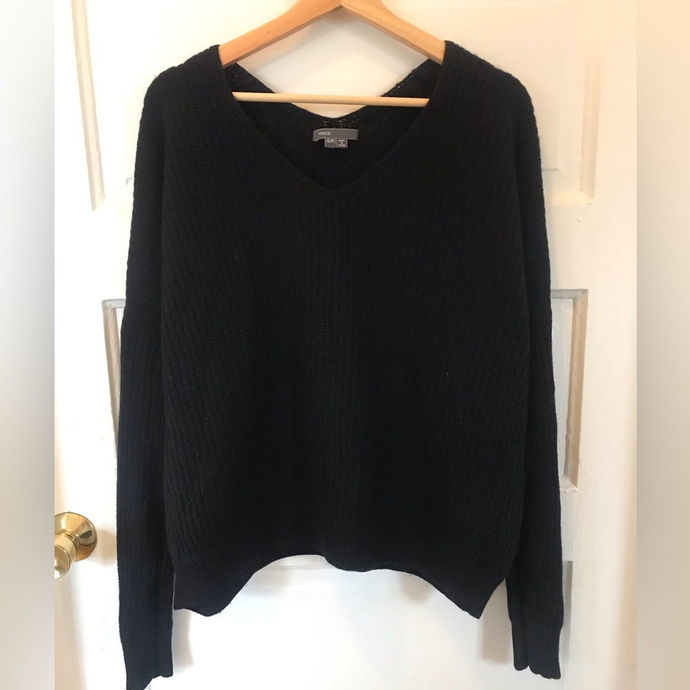 Vince sweater in very dark navy.